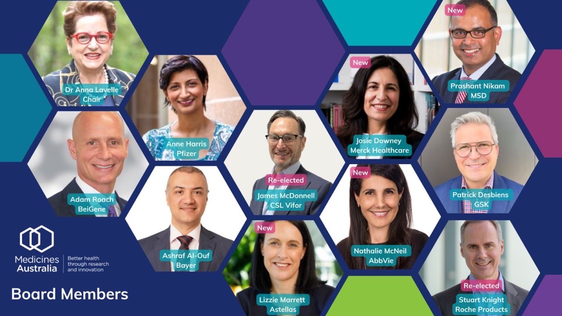 Medicines Australia Announces New Board Members - Health Industry Hub