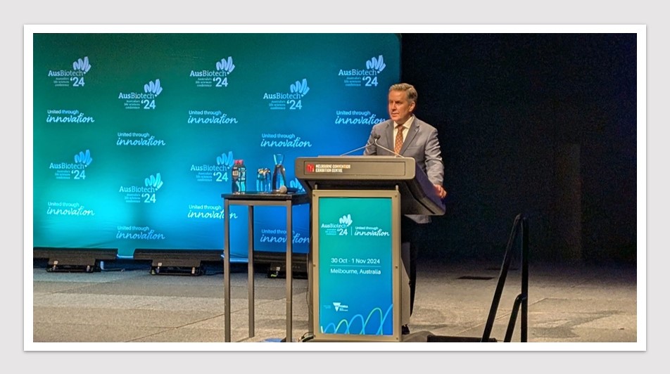 Health Minister commits to a 'whole pipeline approach' at AusBiotech conference